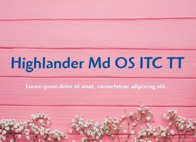 Highlander Md OS ITC TT example