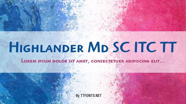 Highlander Md SC ITC TT example