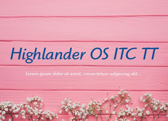 Highlander OS ITC TT example