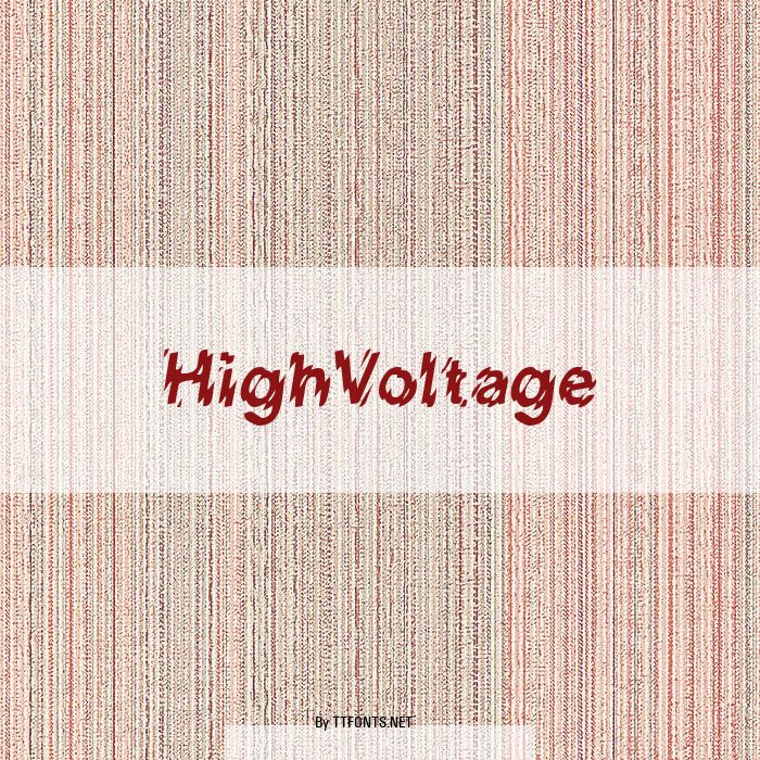 HighVoltage example