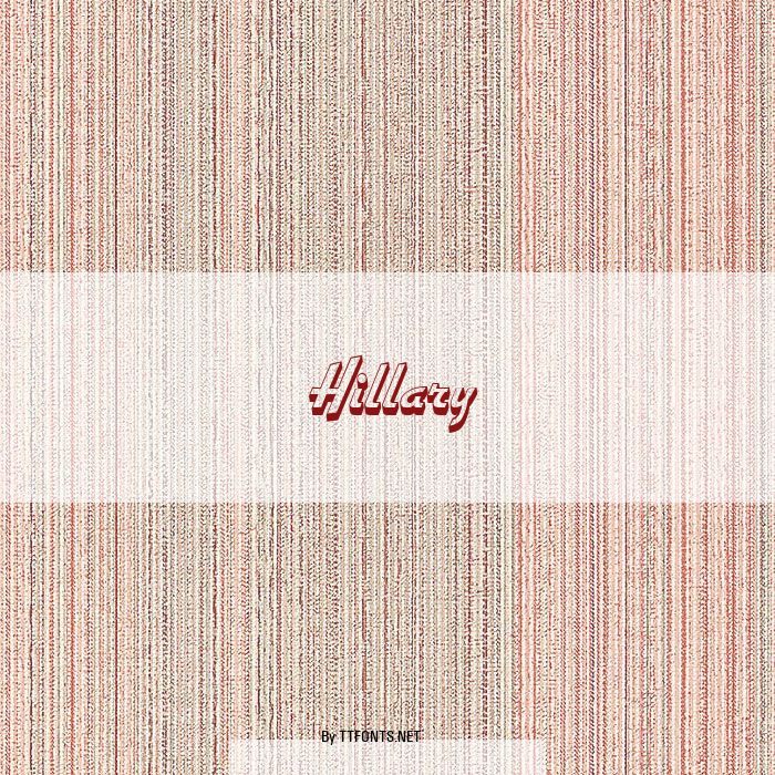 Hillary example
