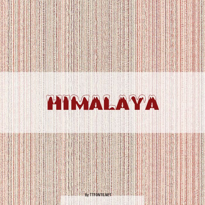 Himalaya example