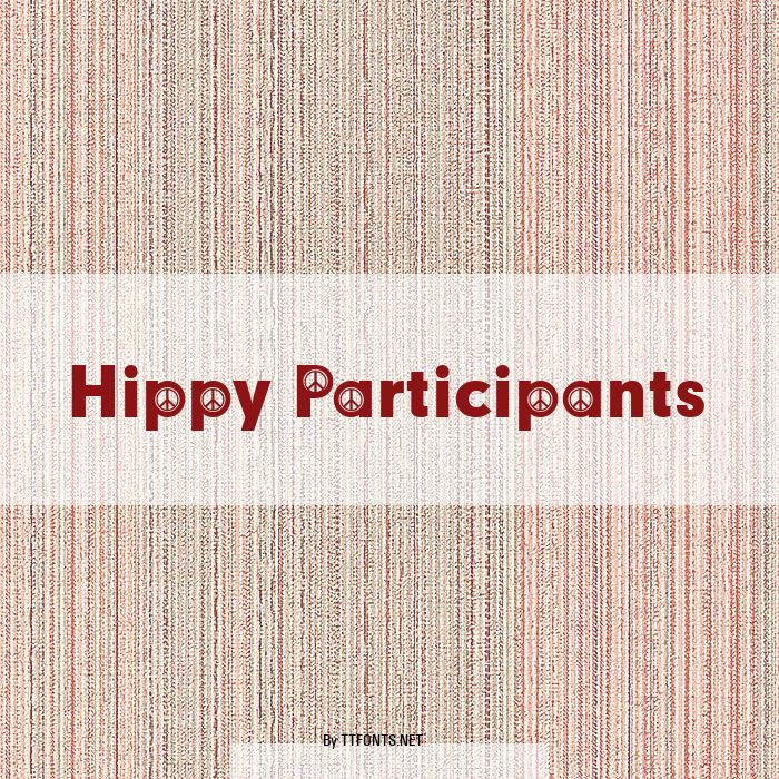 Hippy Participants example
