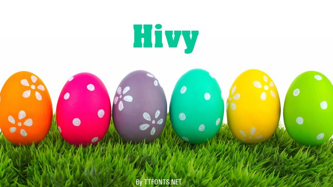 Hivy example