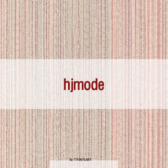 hjmode example