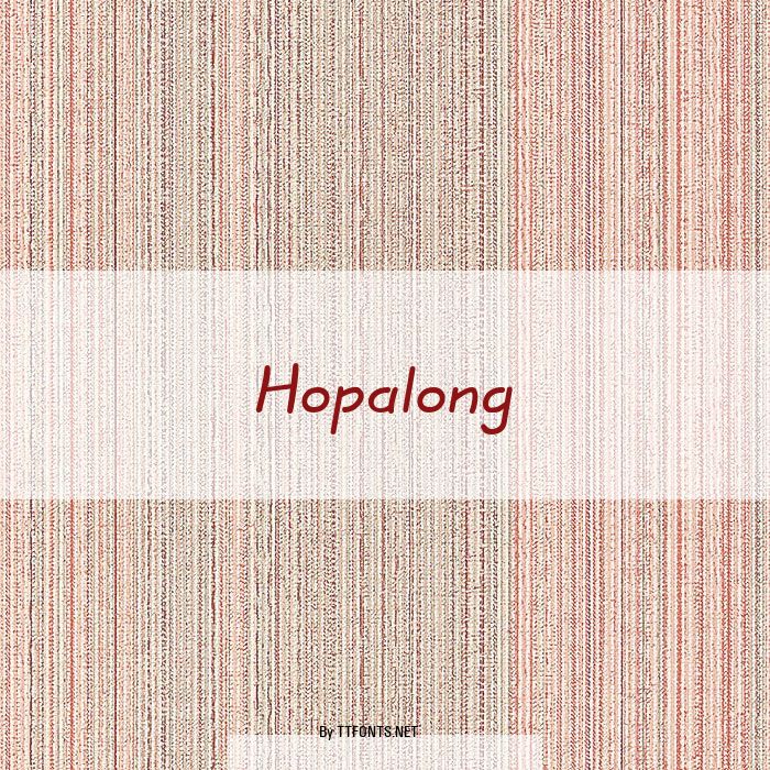 Hopalong example