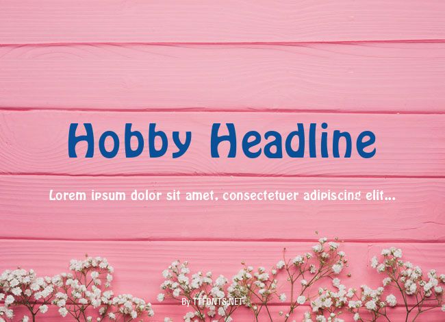 Hobby Headline example