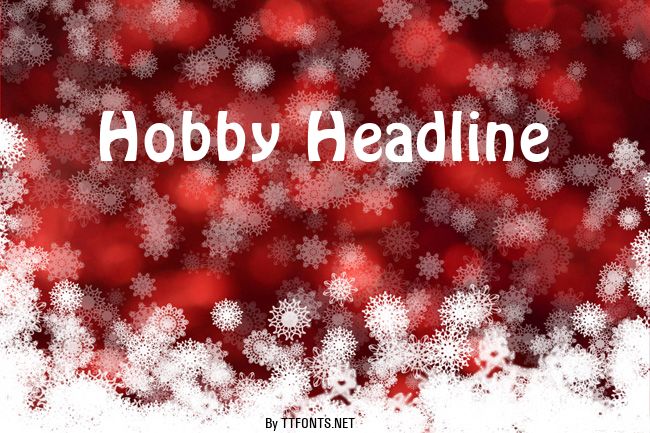 Hobby Headline example