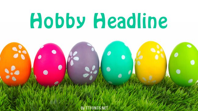 Hobby Headline example