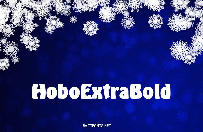 HoboExtraBold example