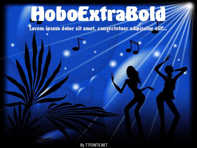 HoboExtraBold example