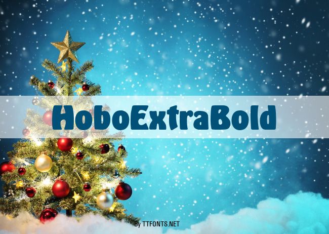 HoboExtraBold example