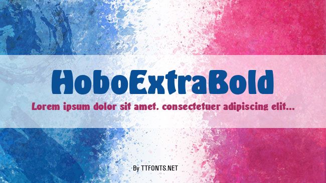 HoboExtraBold example