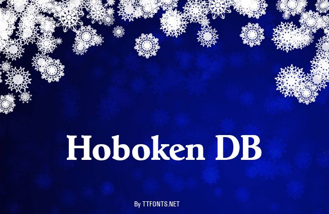 Hoboken DB example