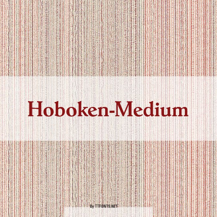 Hoboken-Medium example