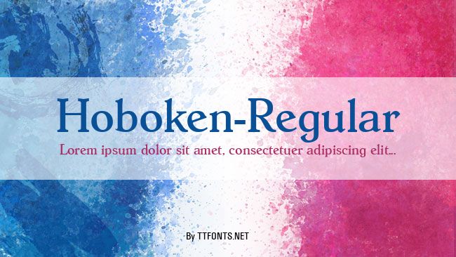 Hoboken-Regular example