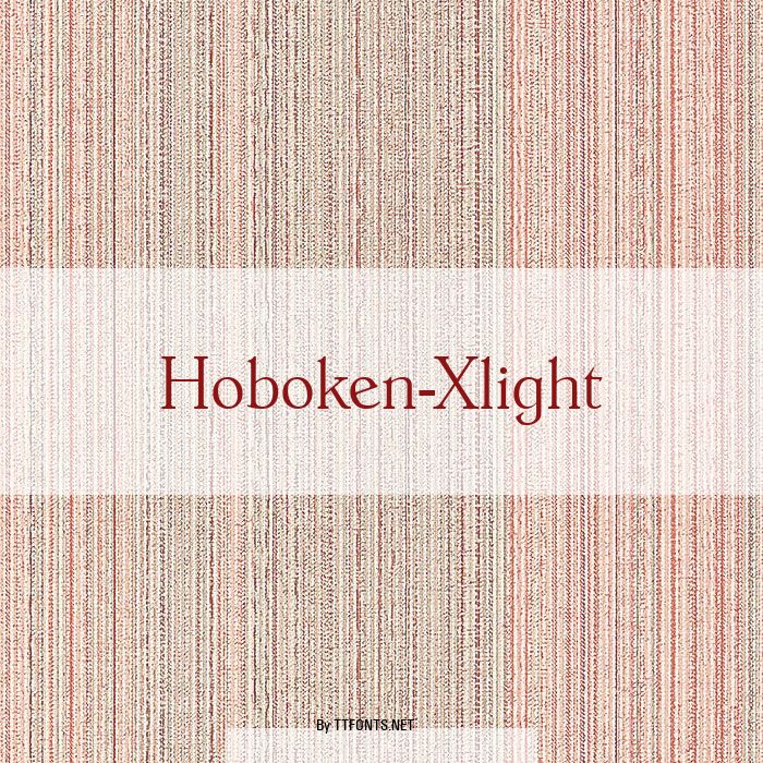 Hoboken-Xlight example