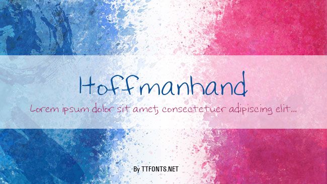 Hoffmanhand example