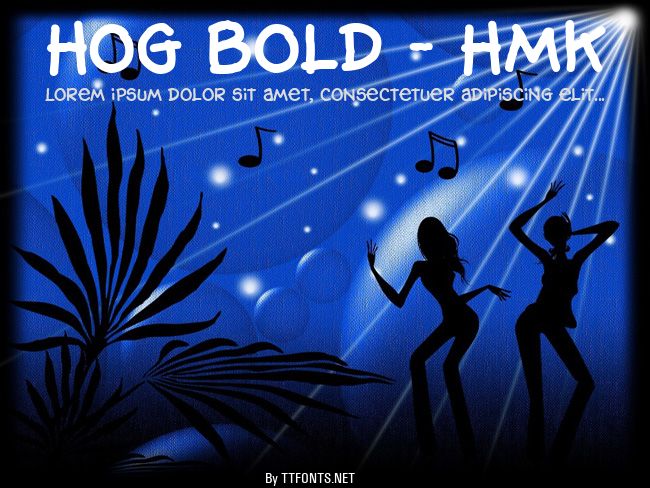 Hog Bold - HMK example