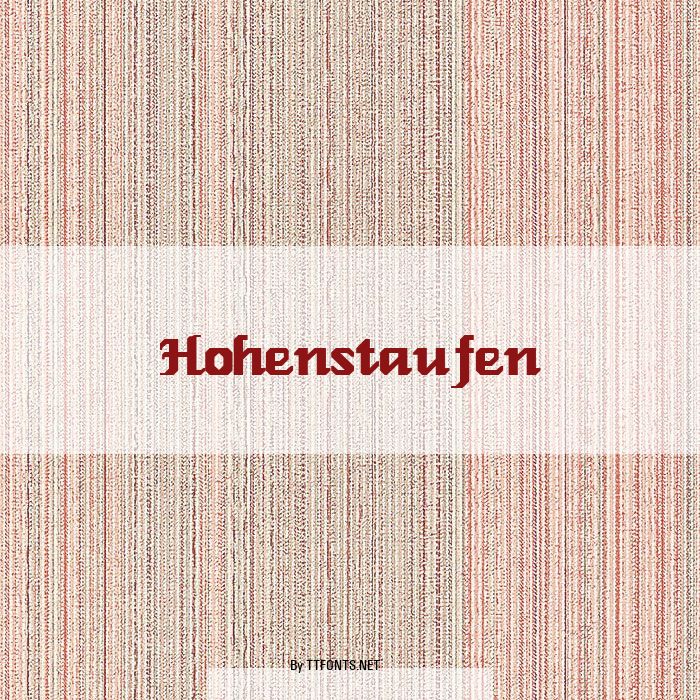 Hohenstaufen example