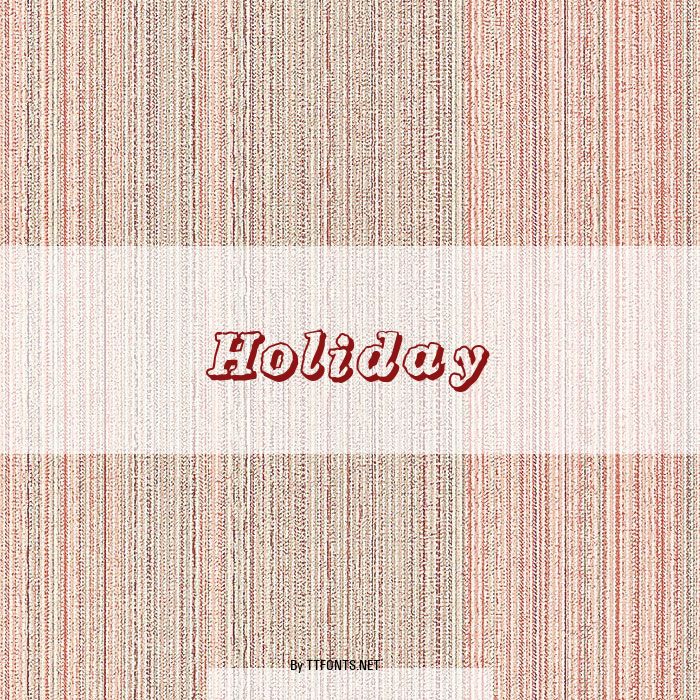 Holiday example