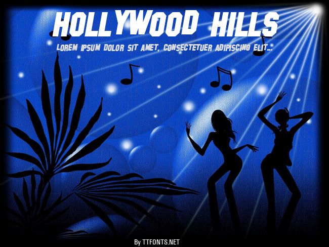 Hollywood Hills example