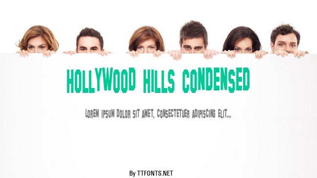 Hollywood Hills Condensed example