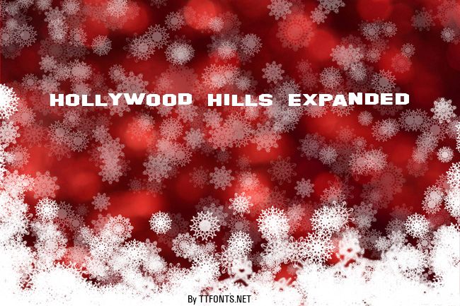 Hollywood Hills Expanded example