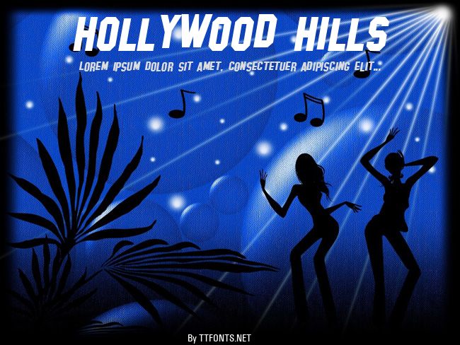 Hollywood Hills example