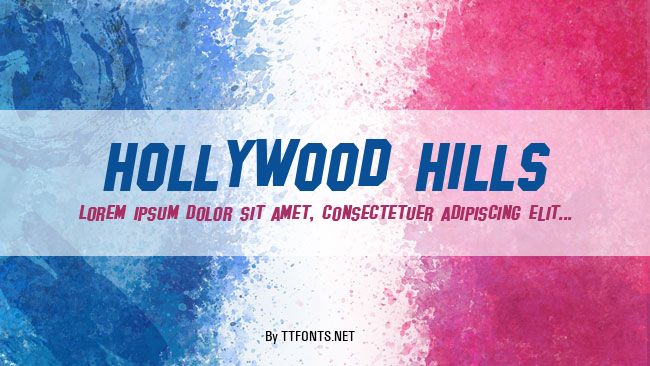 Hollywood Hills example