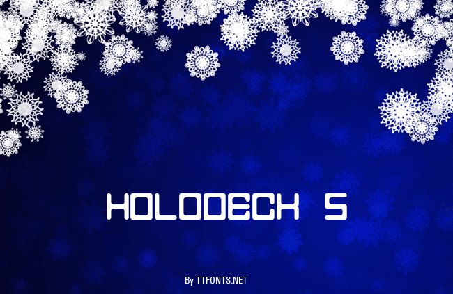 Holodeck 5 example