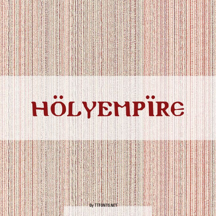 HolyEmpire example