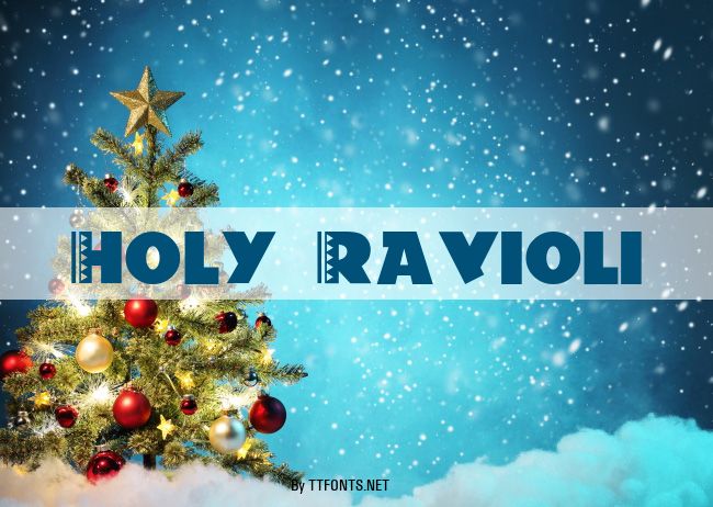 Holy-Ravioli example