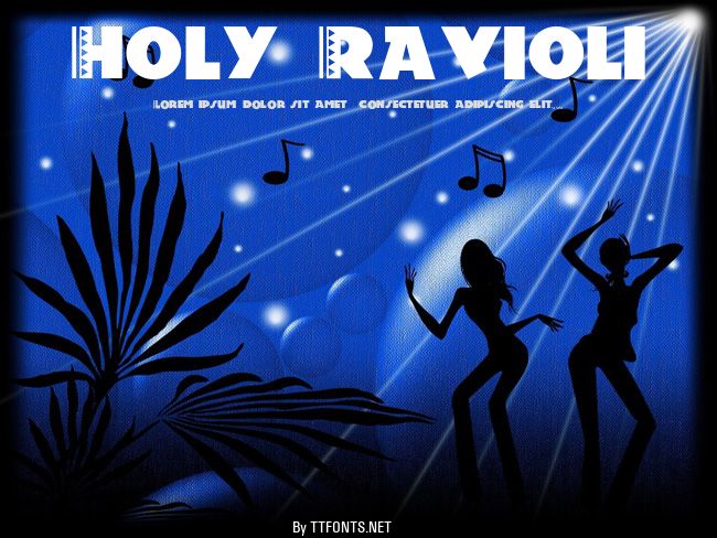 Holy-Ravioli example