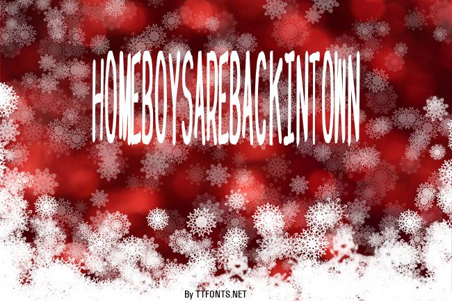 homeboysarebackintown example