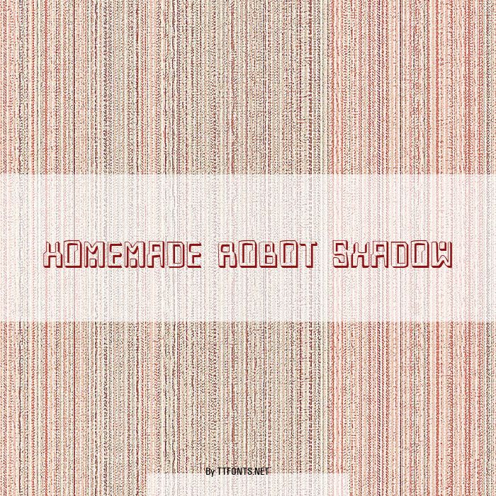 Homemade Robot Shadow example
