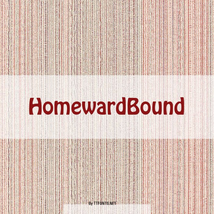 HomewardBound example