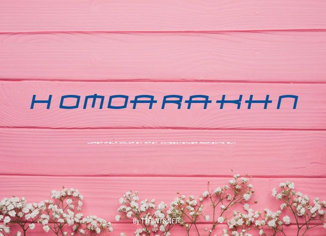 Homoarakhn example