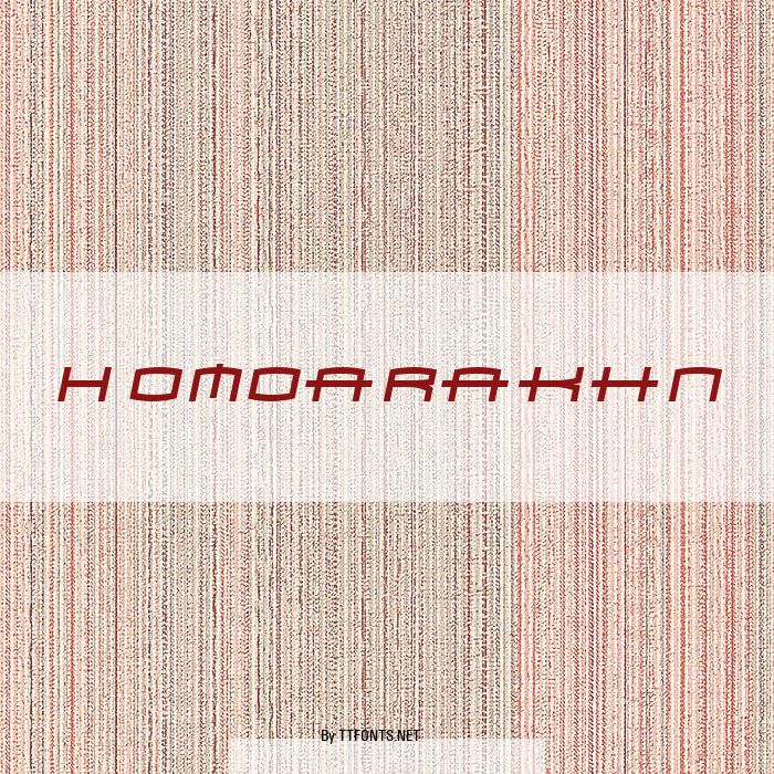 Homoarakhn example