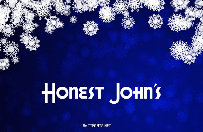 Honest John's example