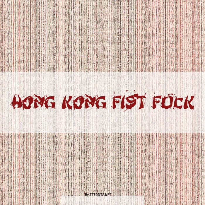 Hong Kong Fist Fuck example