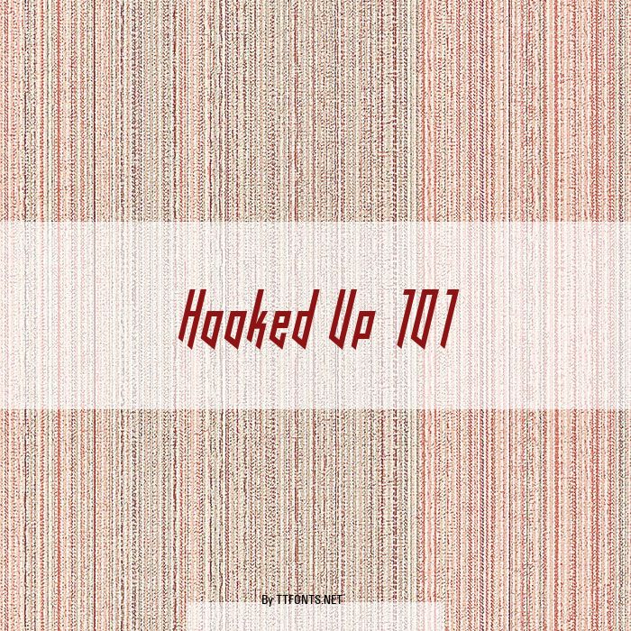 Hooked Up 101 example