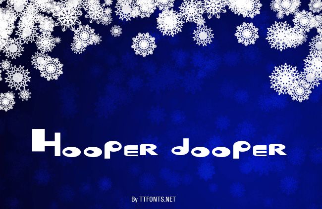 Hooper dooper example