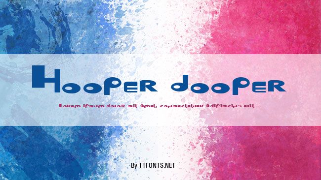 Hooper dooper example