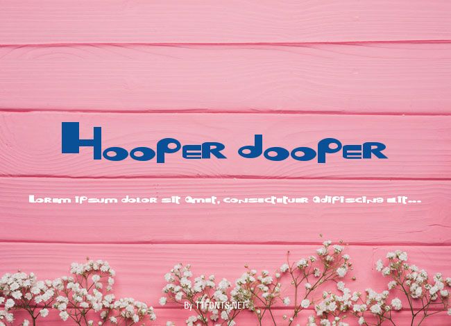Hooper dooper example