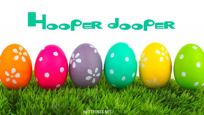 Hooper dooper example