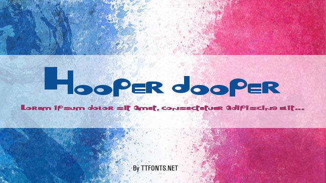 Hooper dooper example