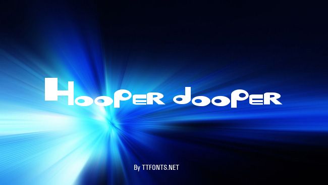 Hooper dooper example
