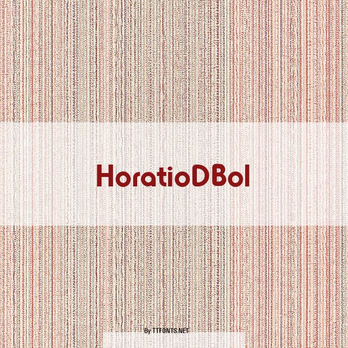 HoratioDBol example