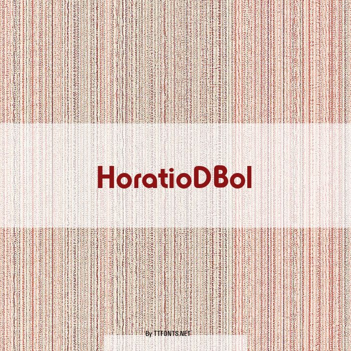 HoratioDBol example